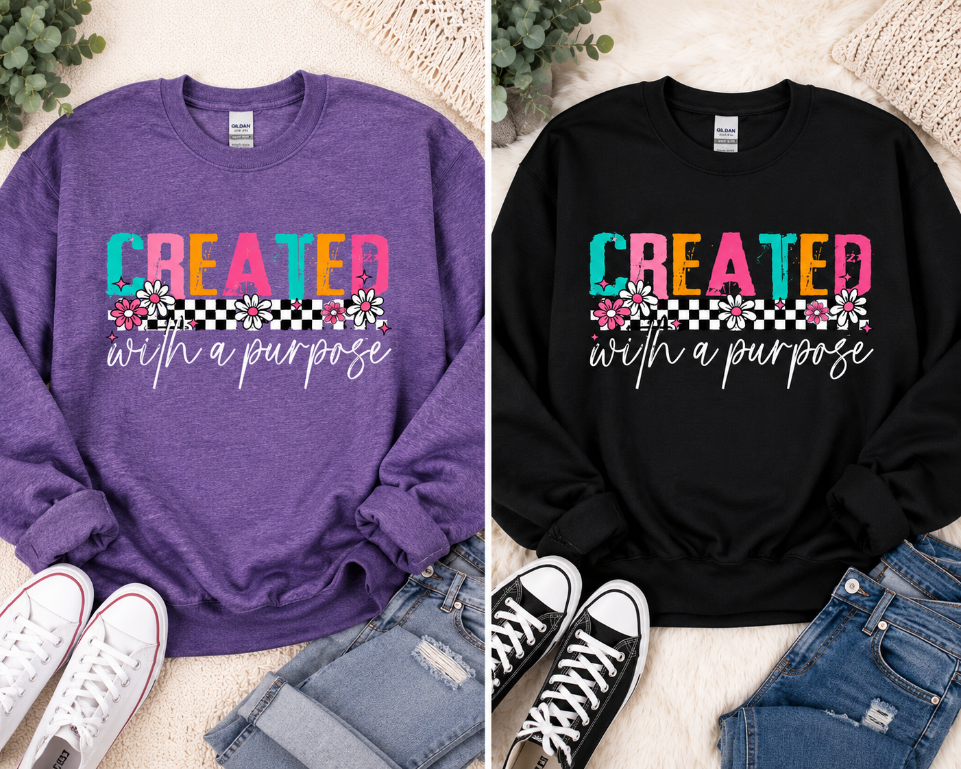 Created with Purpose Tee, Sweatshirt & Hoodie