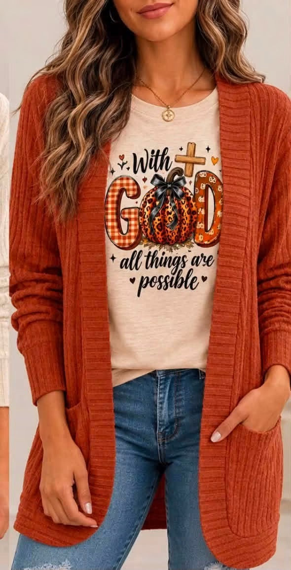 The Everywhere Cardigan 🧡🖤🩷🤎