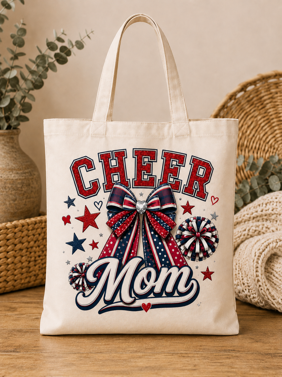 Cheer Mom Tote Bag