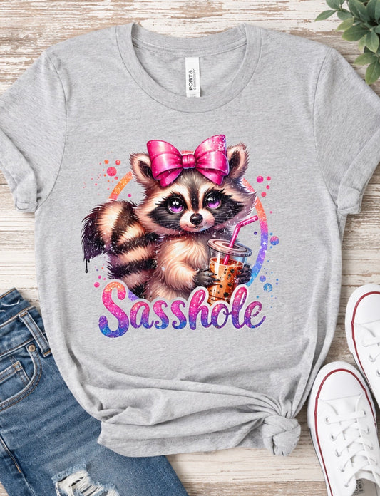 Sasshole Raccoon Graphic