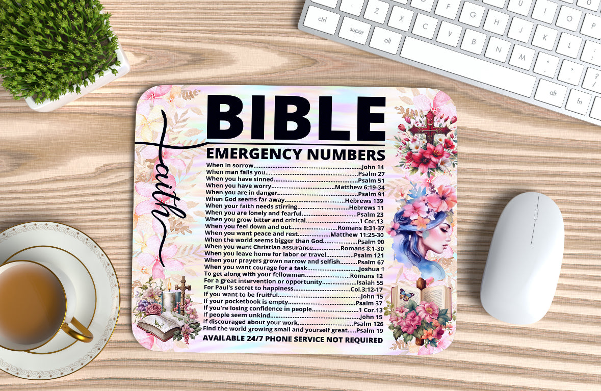 Bible mouse pad