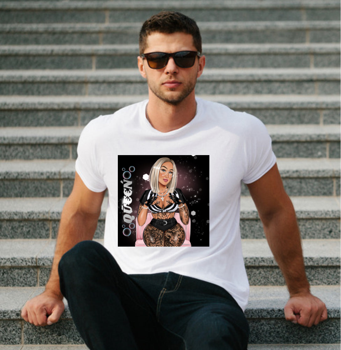 🫧QŪ€€Ń🫧 Referee Black box background Shirt - limited edition