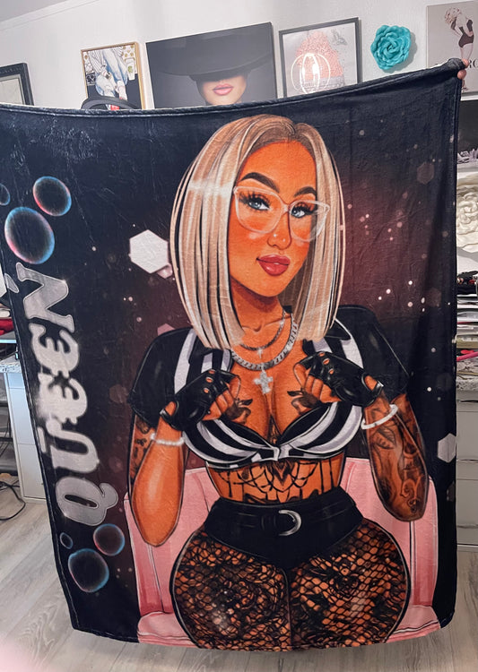 Queen 60” X 80” cozy blanket - PREORDER ITEM! Ships in approximately 10-14 days.