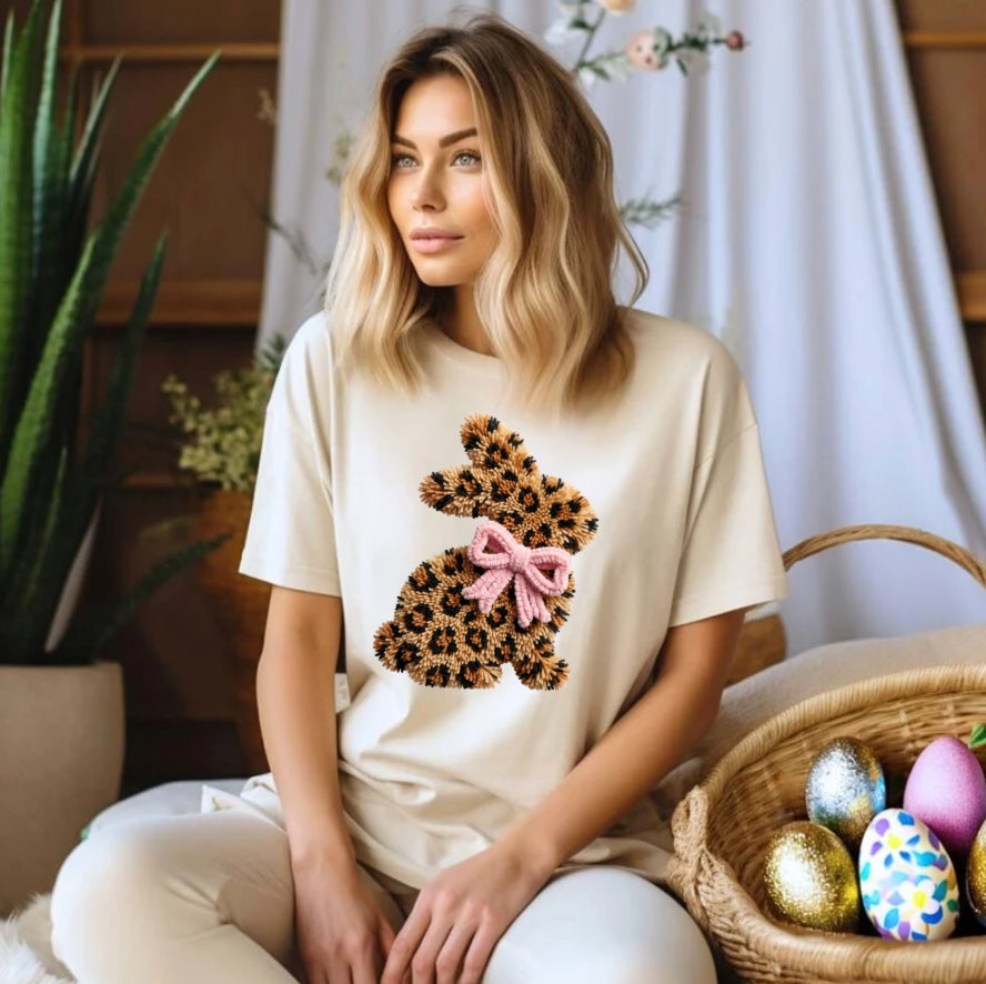 Leopard Bunny Tee
