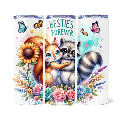 Besties Forever 20 oz tumbler