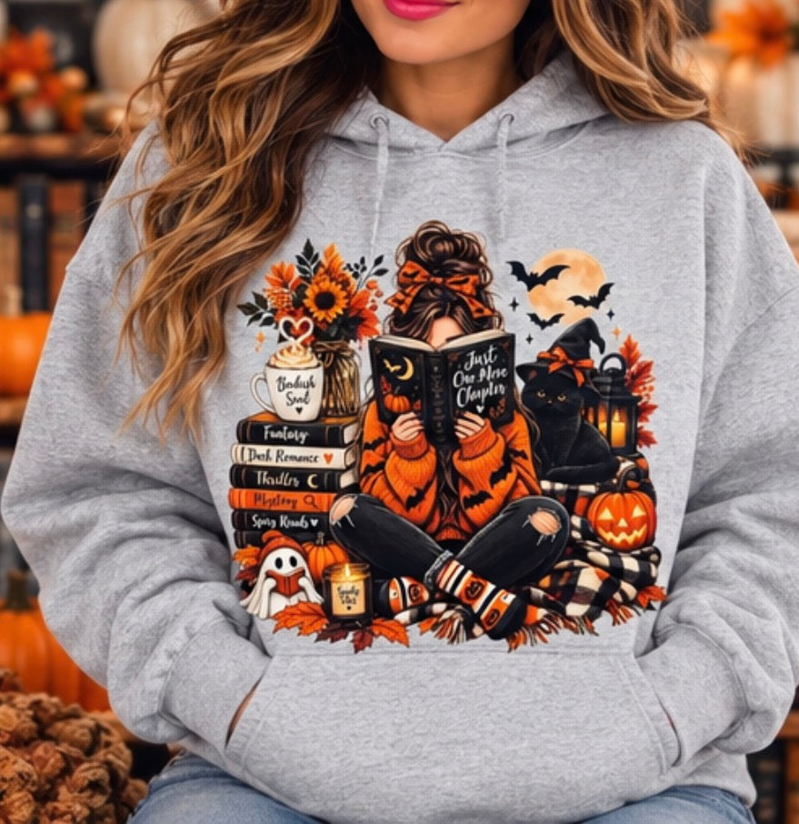 Just One More Chapter Spooky Bookish Girl