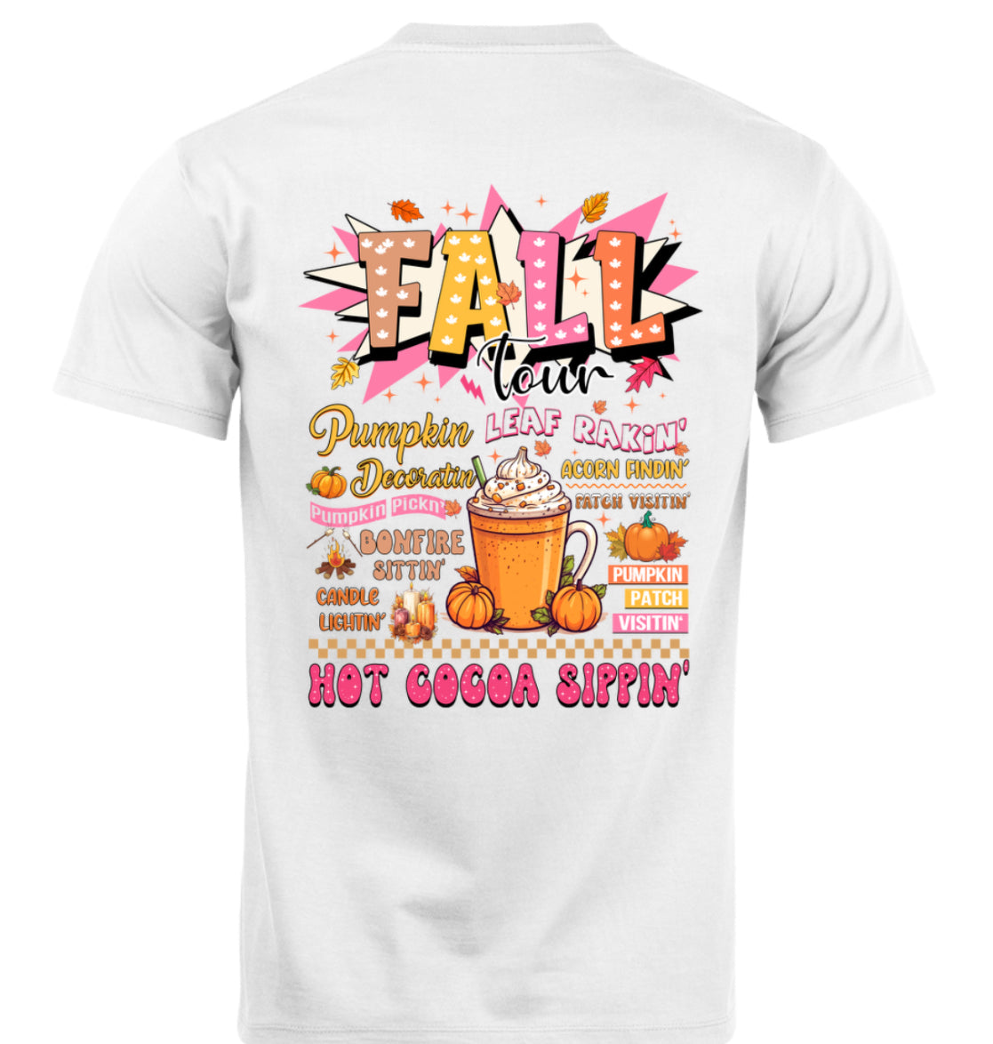 Fall Tour Graphic - front & back print