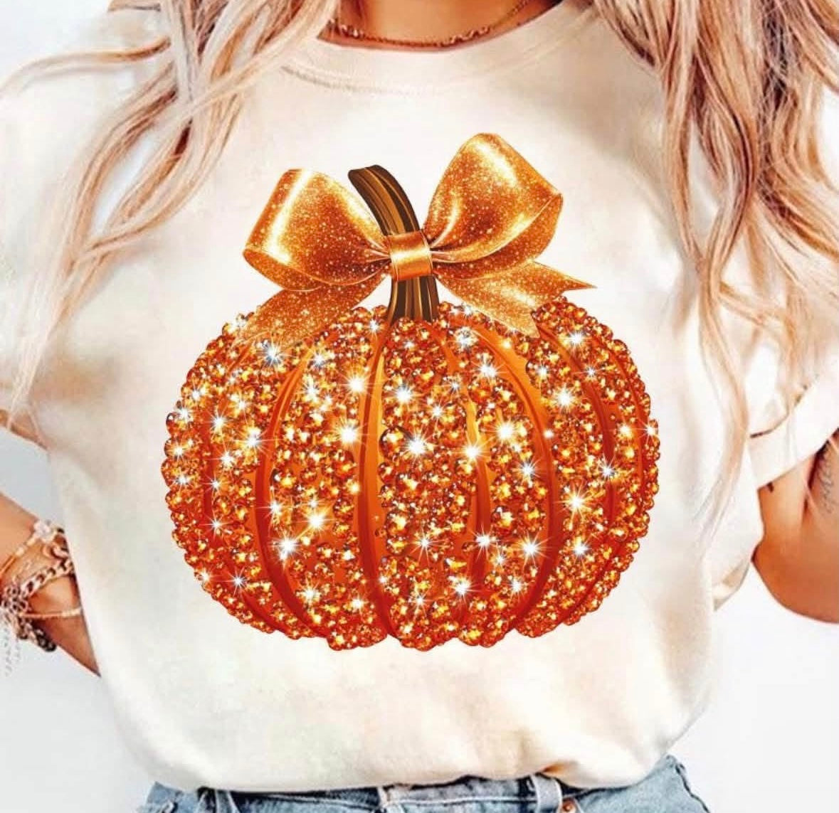 Glitter Pumpkin Shirt
