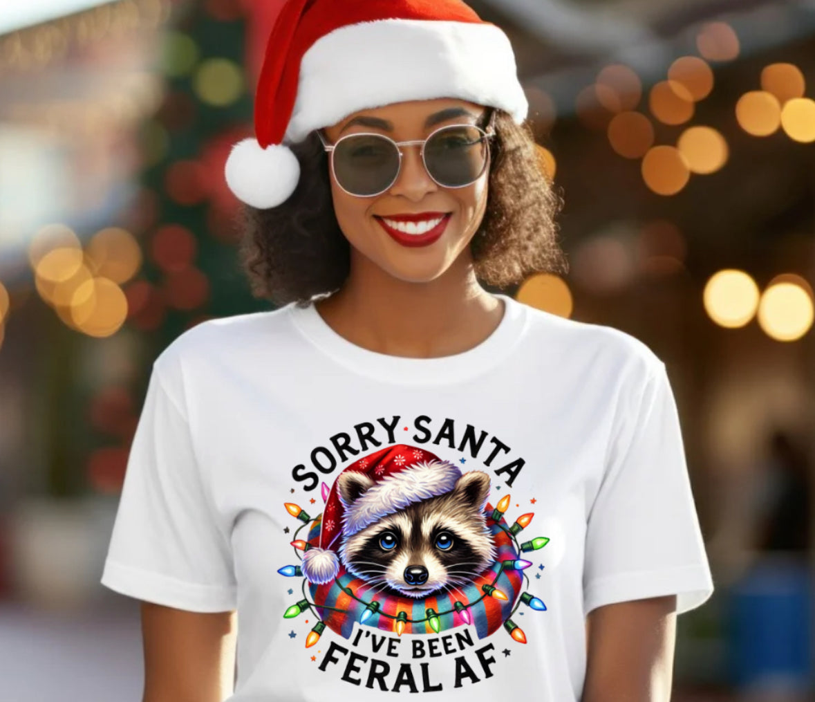 Feral AF Christmas Tee, Sweatshirt & Hoodie