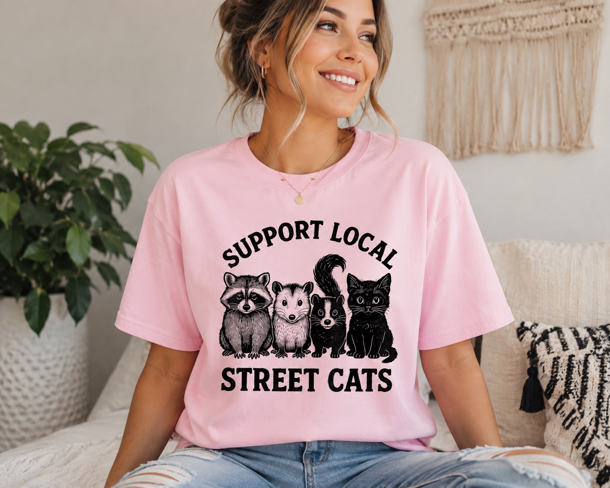Support Local Street Cats Graphic