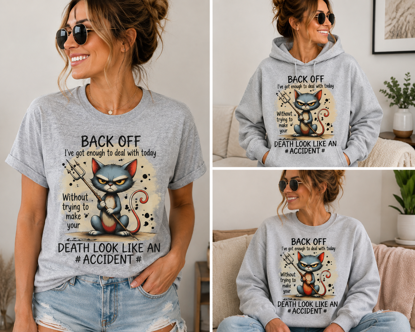 Back Off… I’ve Got Enough to Deal With Today Graphic Tee, Sweatshirt & Hoodie