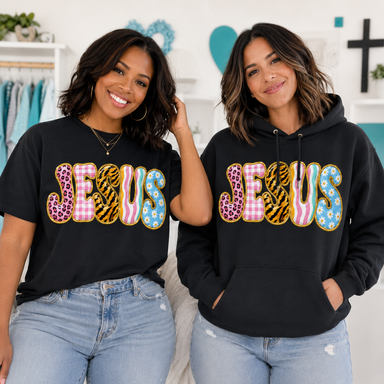 Colorful Jesus Shirt