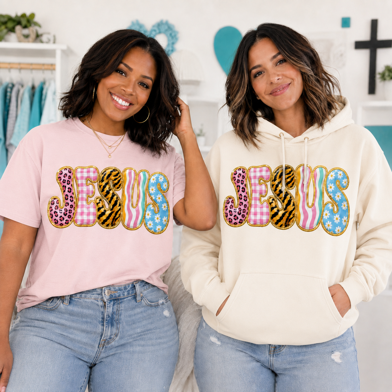 Colorful Jesus Shirt