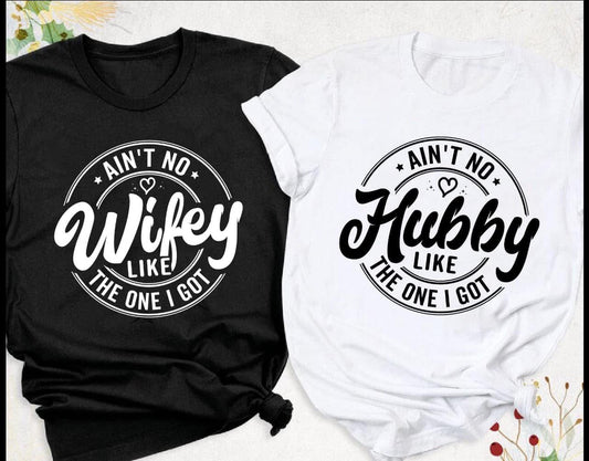 Hubby & Wifey Tee, Sweatshirt