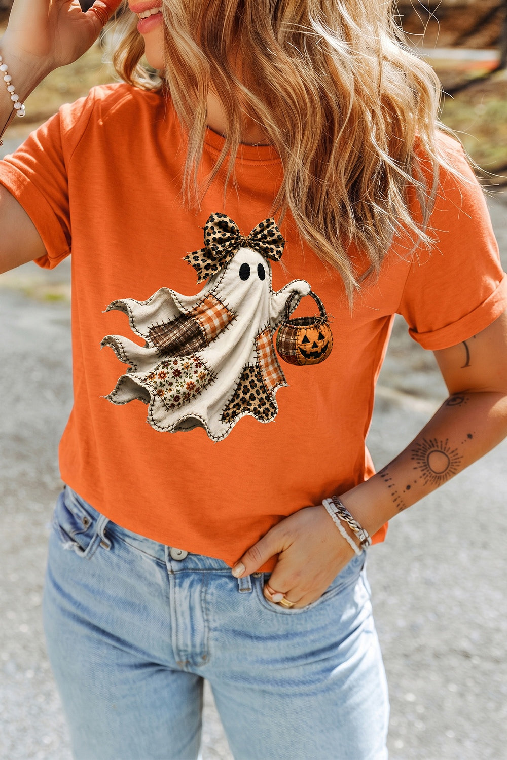 Bows & Boos Halloween Top 👻🎃