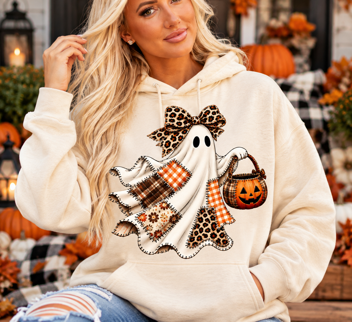 Bows & Boos Halloween Top 👻🎃