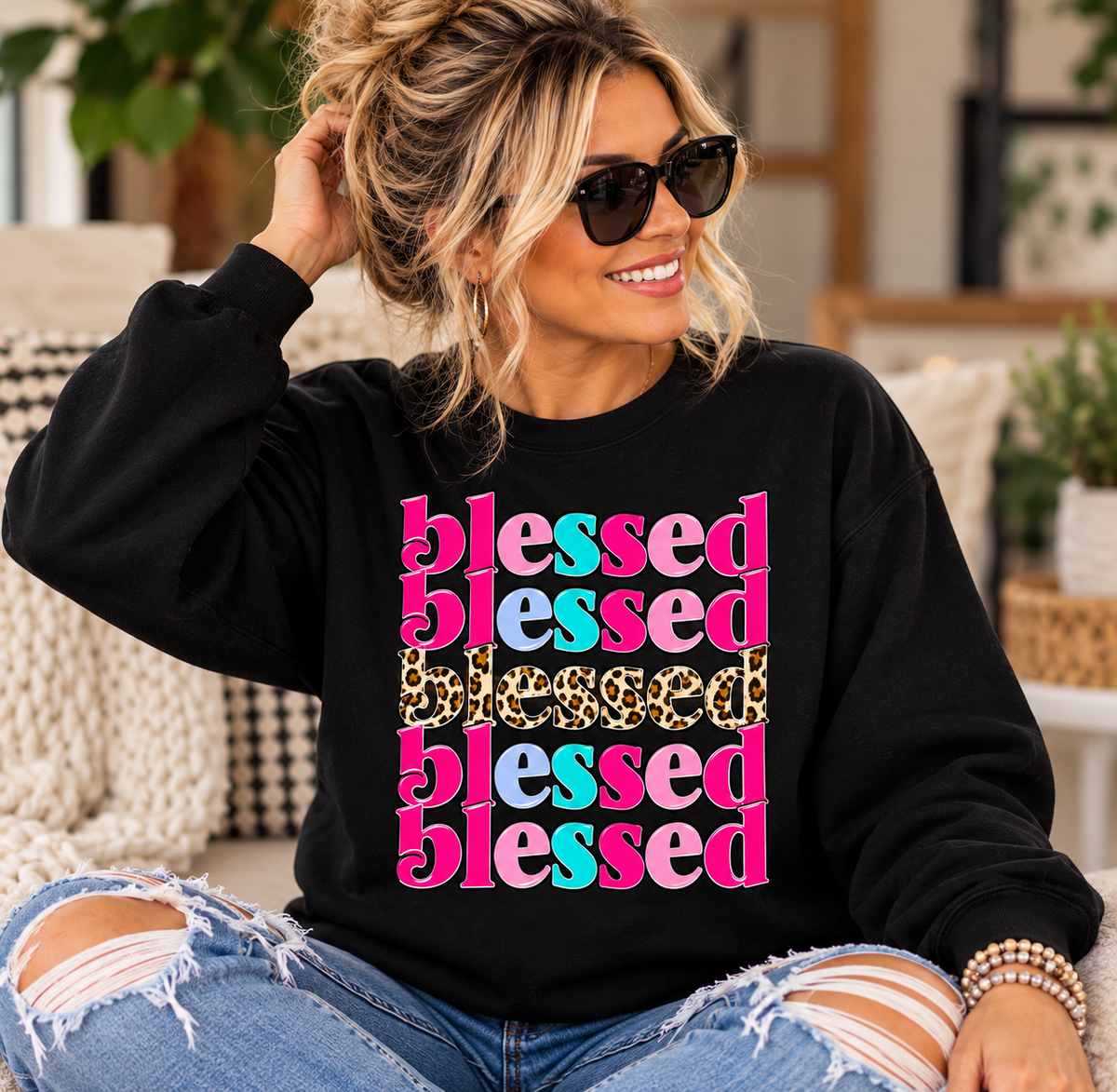 Blessed Stacked Graphic