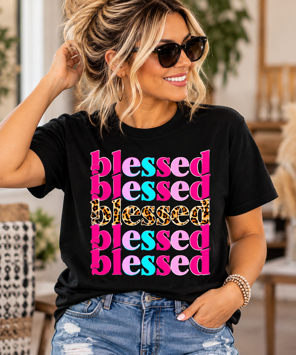 Blessed Stacked Graphic