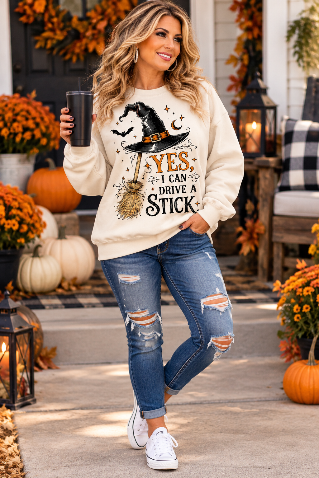 Yes, I Can Drive a Stick Sweatshirt