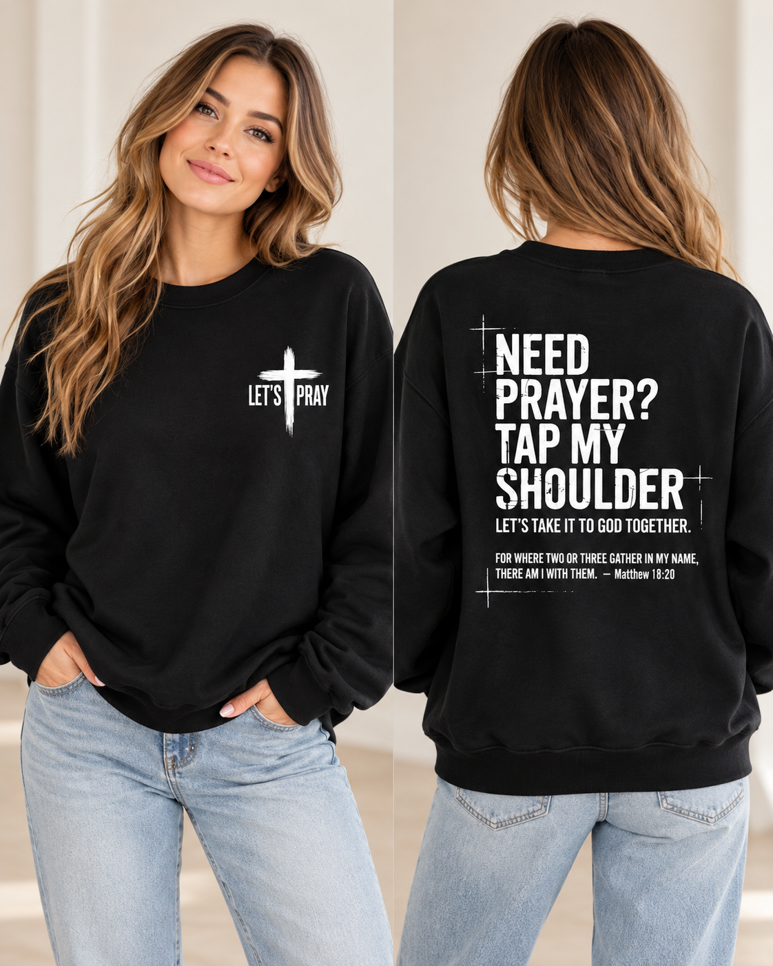Need Prayer? Tap My Shoulder