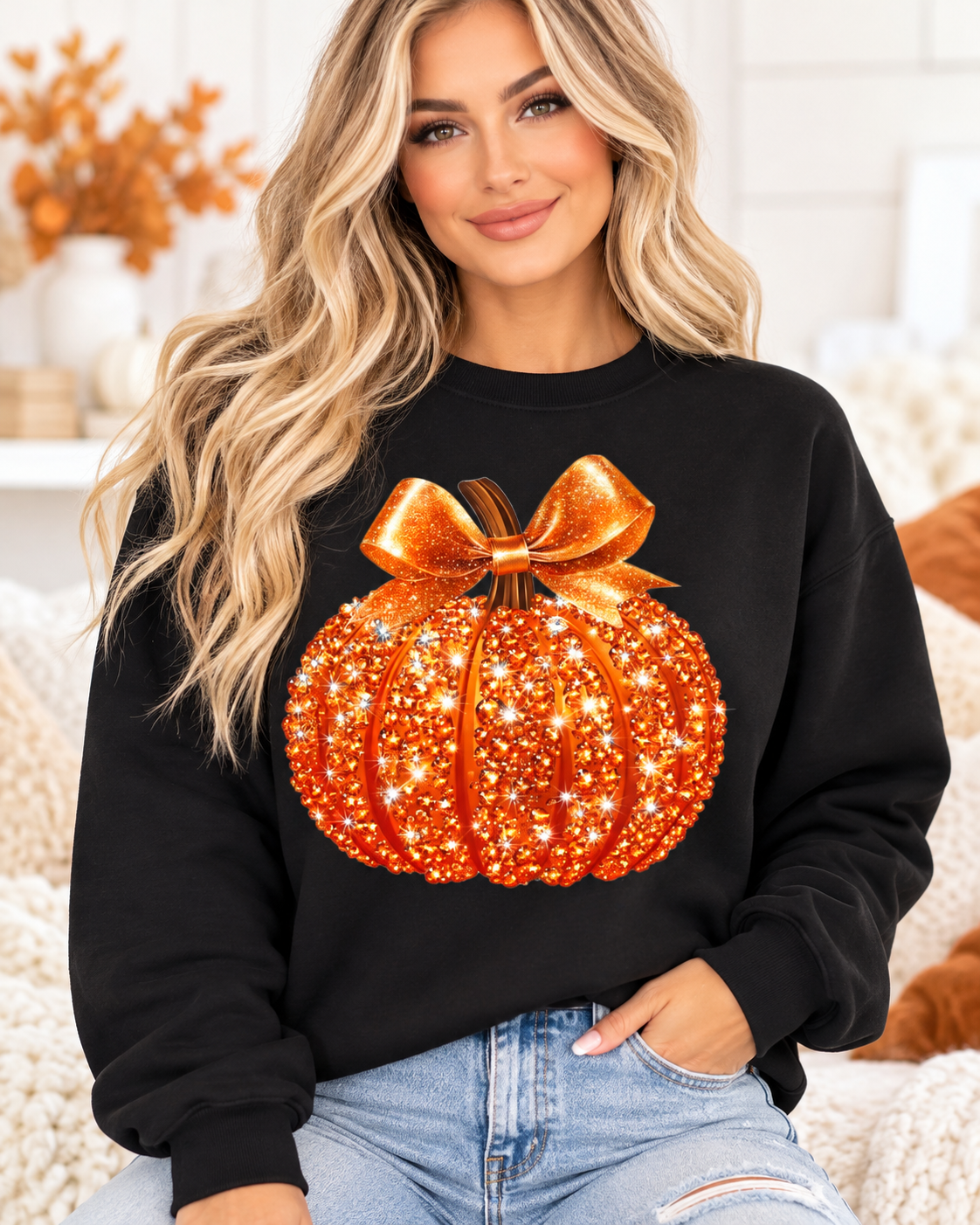 Glitter Pumpkin Shirt