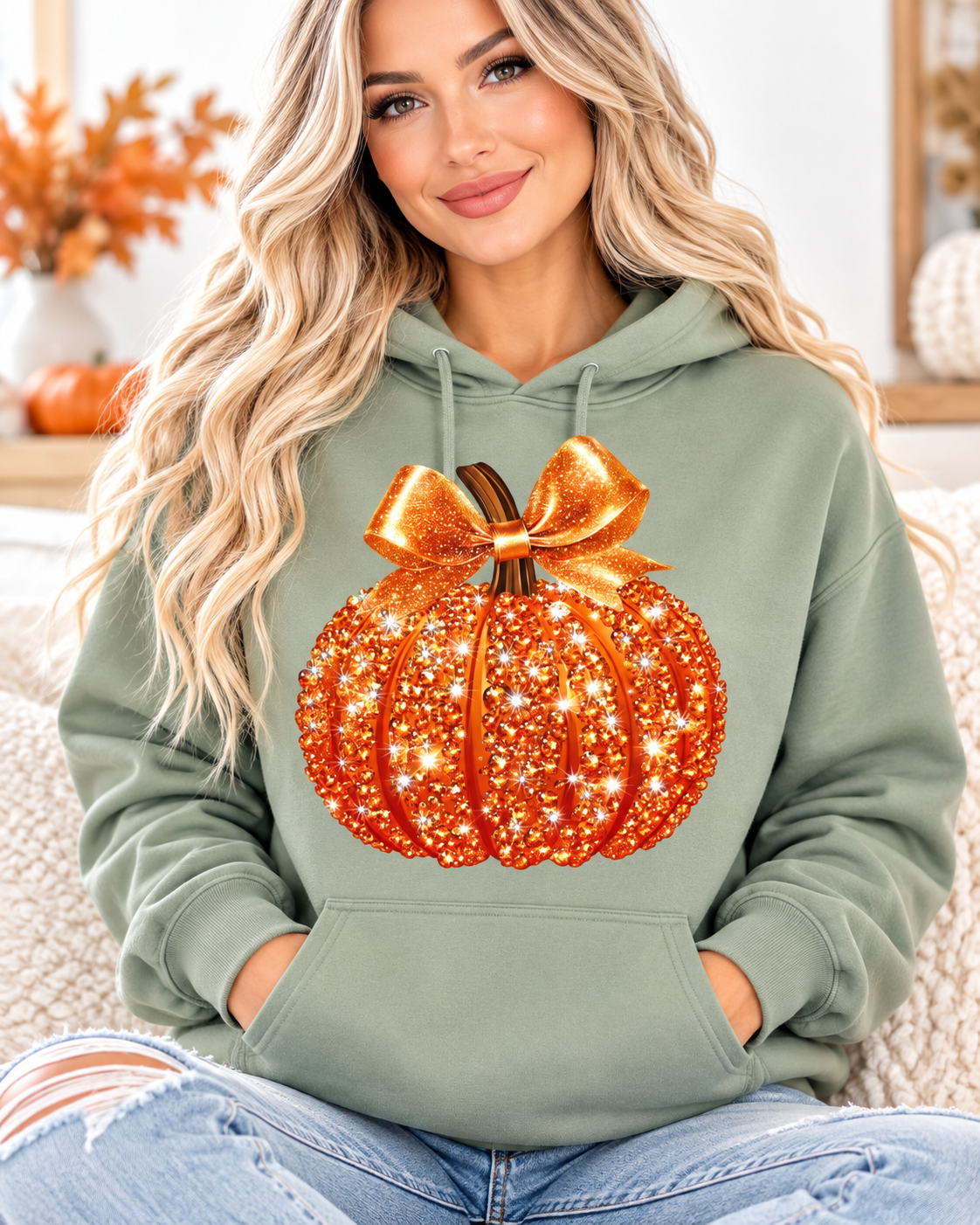 Glitter Pumpkin Shirt