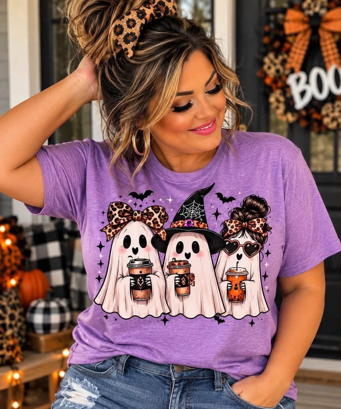 Spooky Sips & Ghosts Shirt