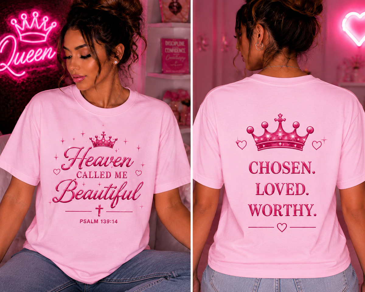 🫧 QŪ€€Ń🫧 Heaven Called Me Beautiful Tee, Hoodie & Sweatshirt