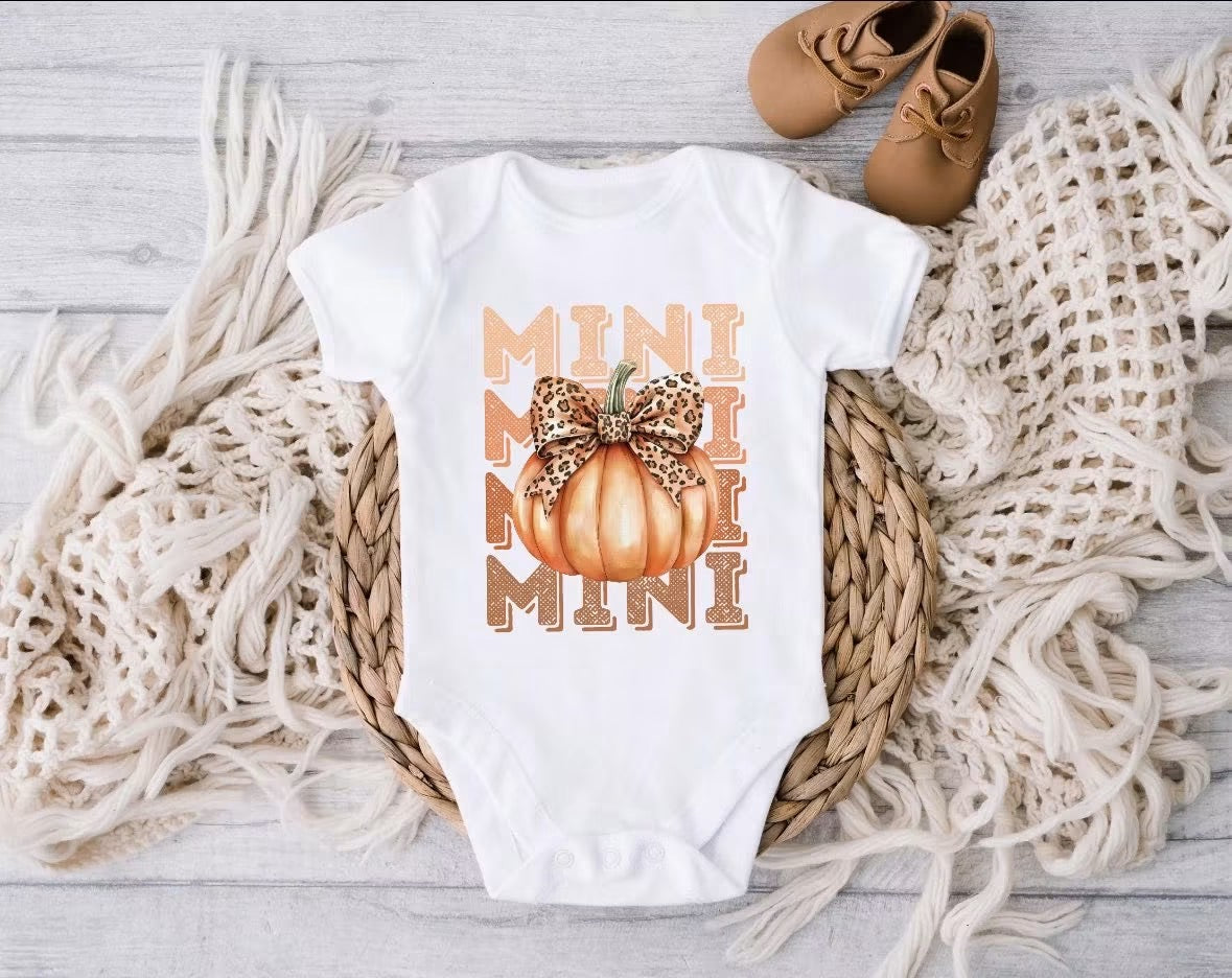 Mama & Mini Pumpkin Bow 🎃🤎