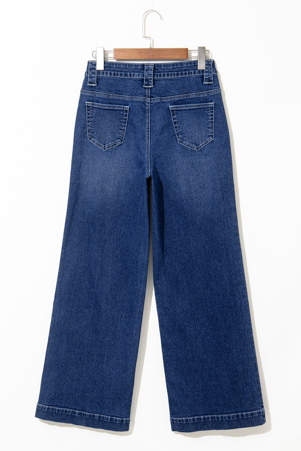 Sarah Wide Leg Pocketed High Waist Jeans